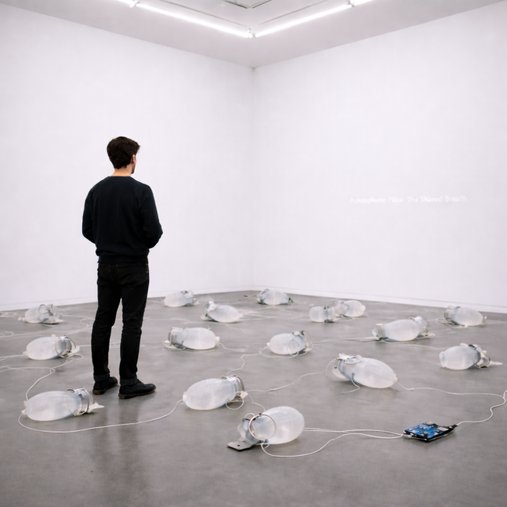 Atmospheric Pulse, The Shared Breath, Γιώργος Παπαφίγκος, installation render 2026