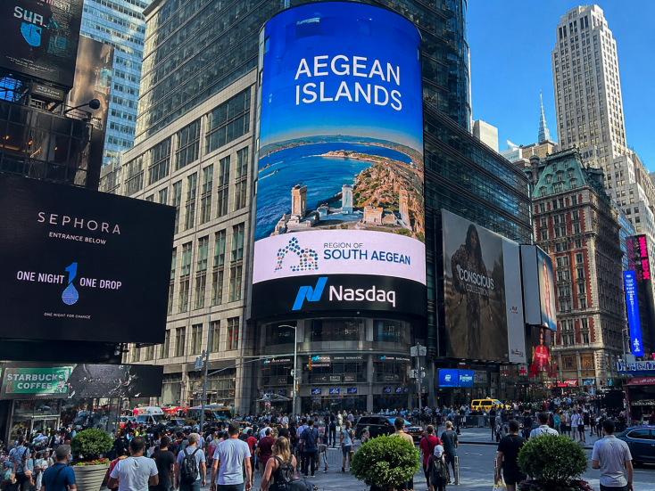 Ρόδος: Στην... Times Square τα νησιά του Νοτίου Αιγαίου – Παγκόσμια προβολή μέσω του FIFA World Cup 2026