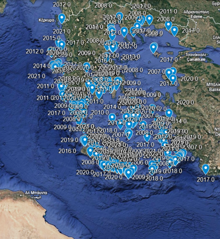 Λαγοκέφαλος: Χάρτης με τα σημεία που έχει εμφανιστεί το τοξικό ψάρι – Πώς εισέβαλε στο Αιγαίο μέσα σε 20 χρόνια