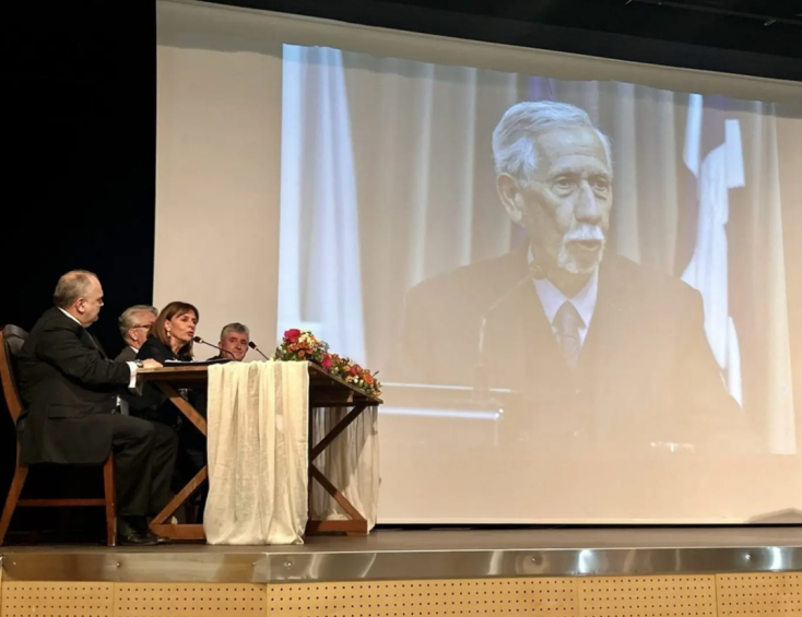 Η Κατερίνα Σακελλαροπούλου στην τιμητική εκδήλωση του Δήμου Δυτικής Λέσβου για τον Βασίλειο Μαρκή