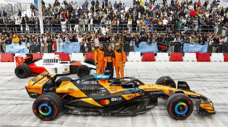 Allwyn x McLaren Racing: Όταν θρυλικοί οδηγοί και McLaren πάτησαν γκάζι στο ΟΑΚΑ