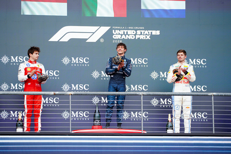 Formula 1 - Ώστιν, Τέξας: Πρώτος ο Κίμι Αντονέλι, δεύτερος ο Σαρλ Λεκλέρ, τρίτος ο Μαξ Φερστάπεν