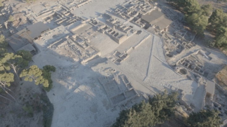 Άποψη του Μινωικού Ανακτόρου Φαιστού 