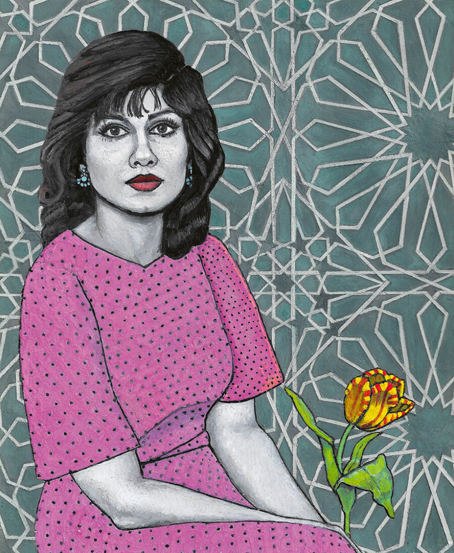 Anarchy of Silence (Portrait of Azar Shiva), 2022