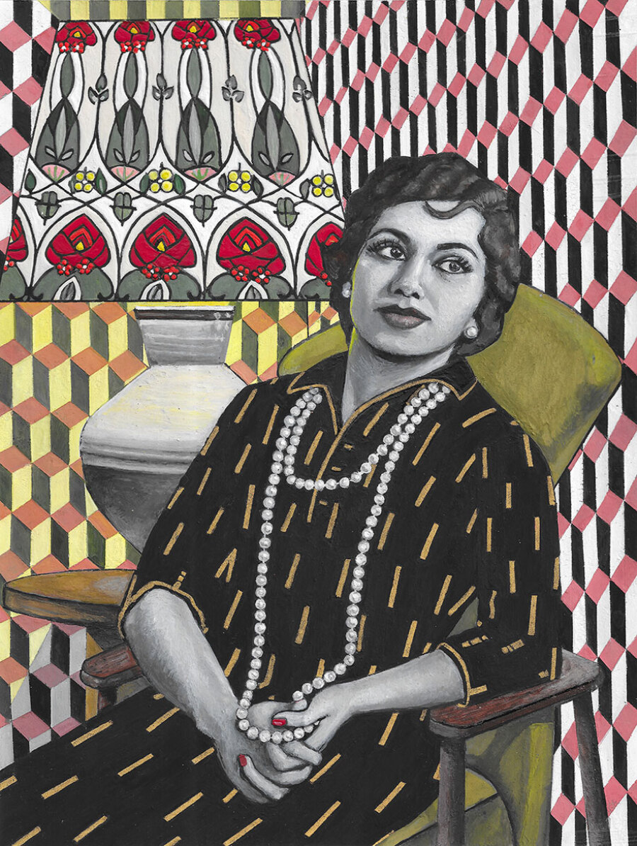 Rhapsody of Innocence (Portrait of Monir Vakili), 2022