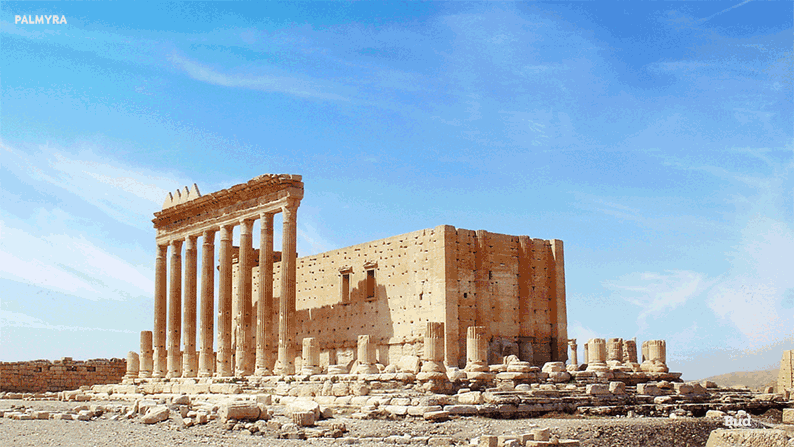 Ο ναός στην Παλμύρα (σημερινή Συρία) © NeoMam