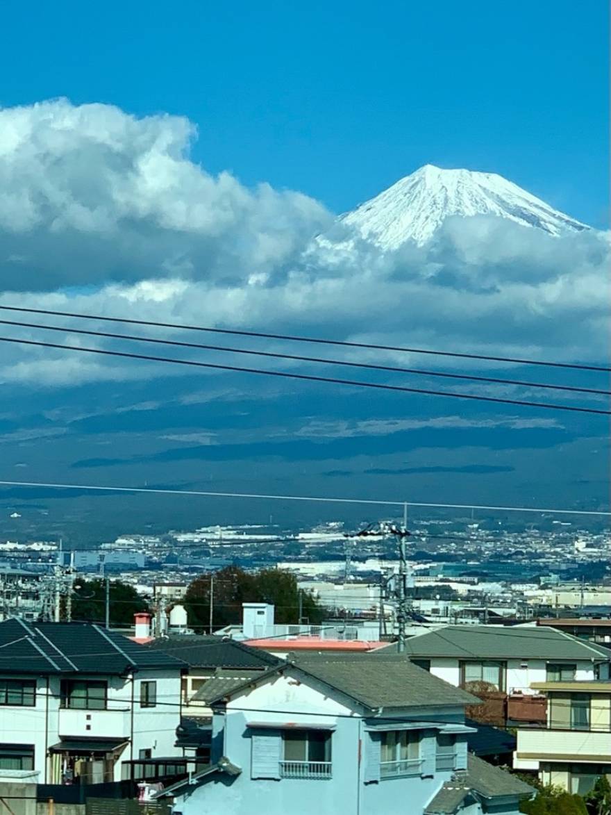 Το βουνό Φούτζι, φωνογραφημένο από το τρένο