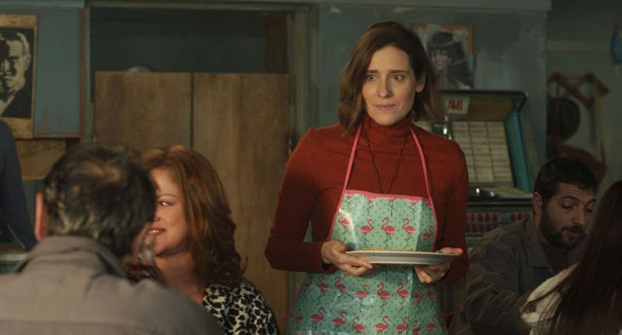 Η Αγγελική Παπούλια στην ταινία Πράσινη Θάλασσα