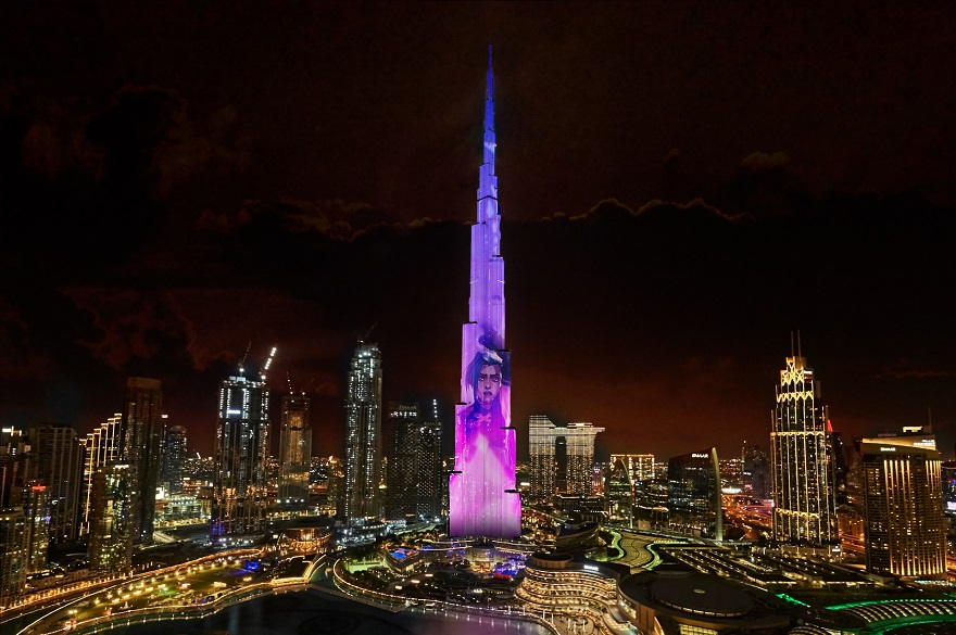 Στιγμιότυπο από το Burj Khalifa.