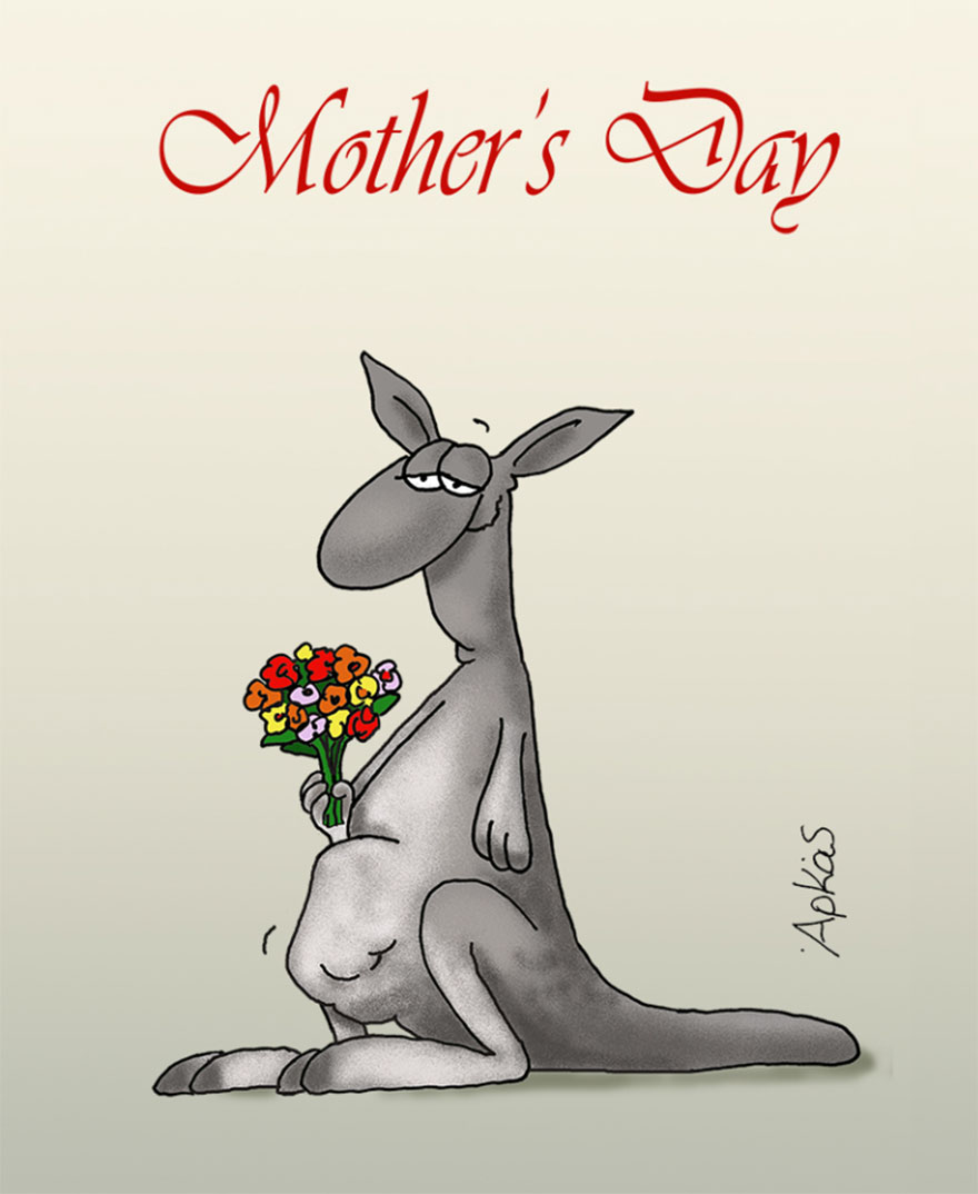Το σκίτσο του Αρκά για τη σημερινή Γιορτή της Μητέρας