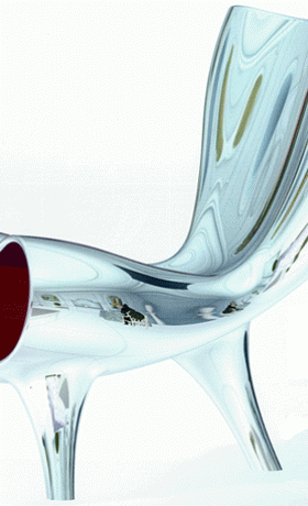 ΚΡΙΟΣ Orgone Chair, του Marc Newson CAPPELLI GLOBAL Deco Zodiac