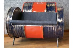 Πολυθρόνα από παλιό βαρέλι image