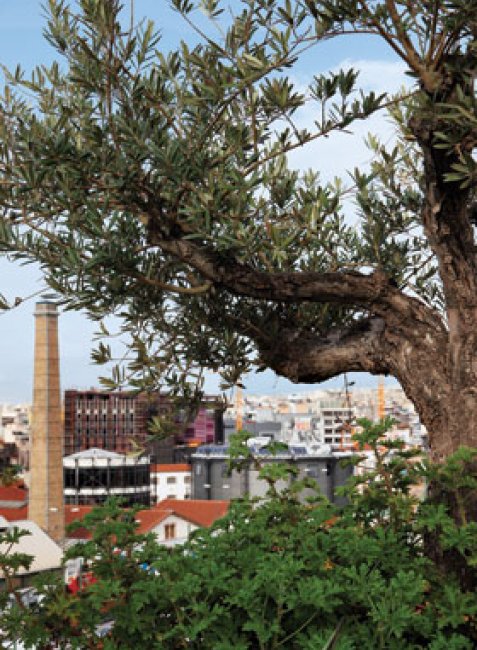 Απέναντι η Τεχνόπολη με τις καμινάδες της. image