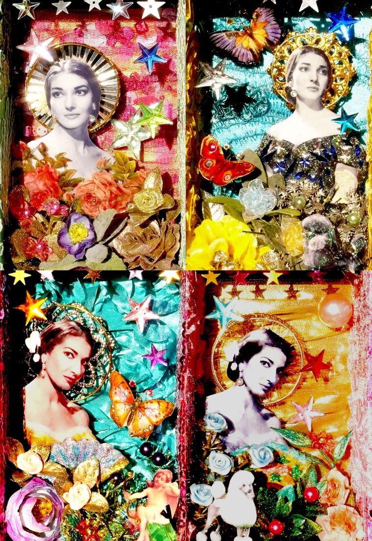 Diorama boxes, Θόδωρος Μπρουσκομάτης, Μαρία Κάλλας Diorama boxes, Θόδωρος Μπρουσκομάτης, Μαρία Κάλλας