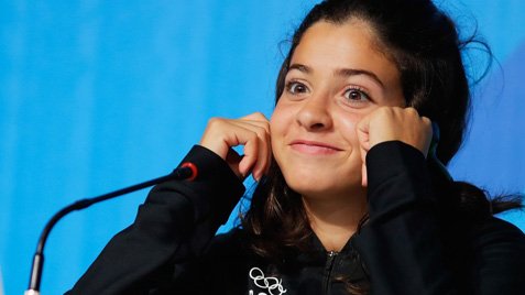 Yusra Mardini Yusra Mardini, Κολύμβηση, Ολυμπιακοί Αγώνες Ρίο 2016, Ομάδα Προσφύγων, Συρί