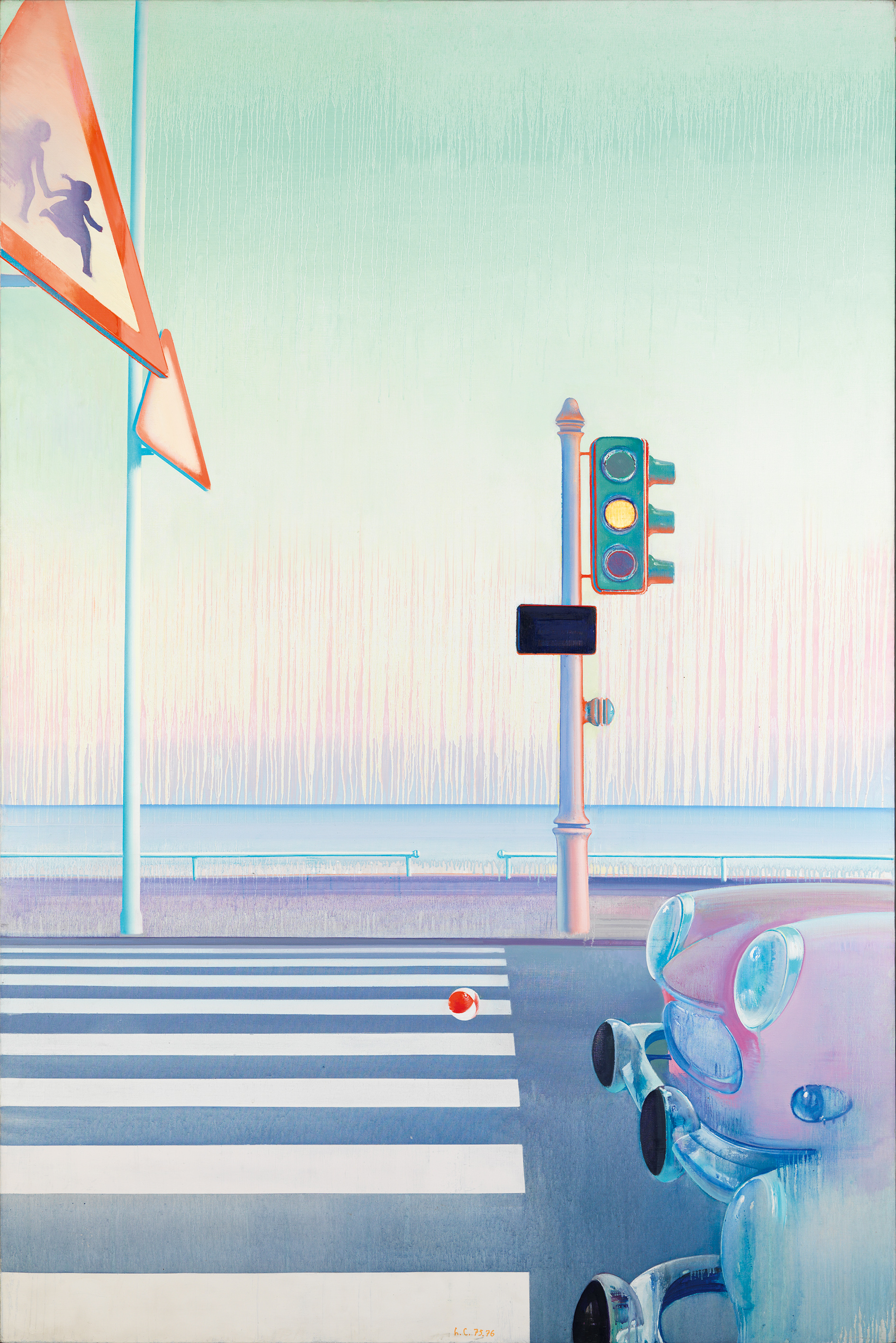 Λεονάρντο Κρεμονίνι, Φυλασσόμενη διάβαση, 1975-1976