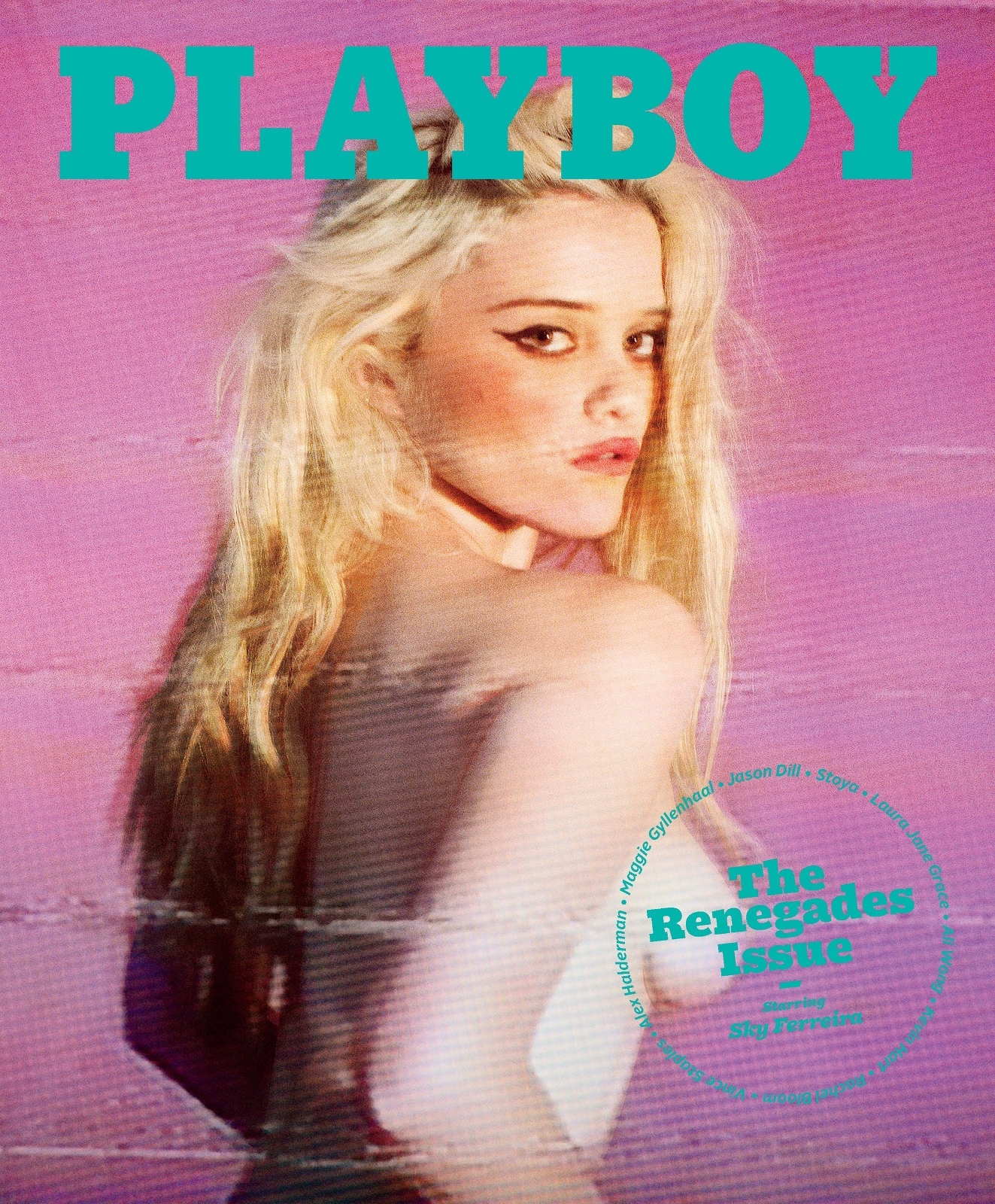 H Sky Ferreira στο διπλό εξώφυλλο του νέου Playboy Sky Ferreira