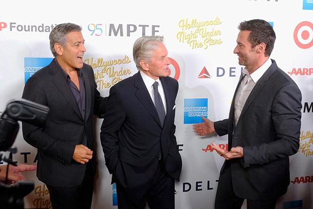 Τζορτζ Κλούνεϊ, Μάικλ Ντάγκλας, Χιου Τζάκμαν