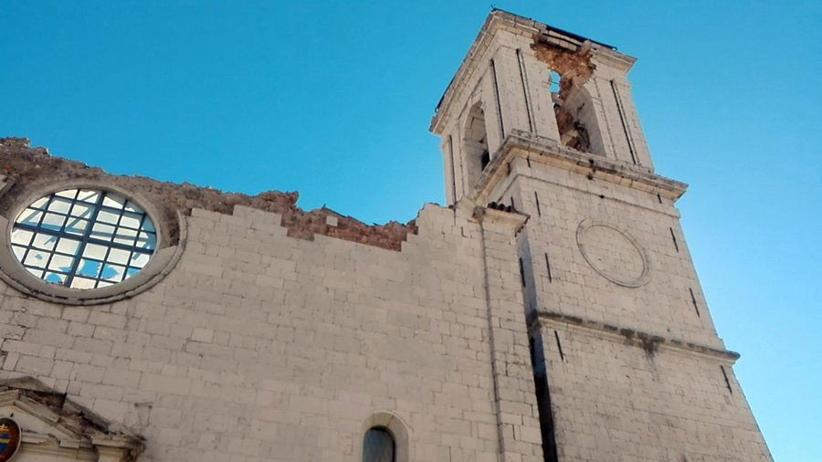 Καταστράφηκε ο καθεδρικός της Νόρσια - EPA/MATTEO GUIDELLI