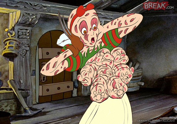 Οι πριγκίπισσες της Ντίσνεϊ γίνονται τέρατα σε ταινίες τρόμου