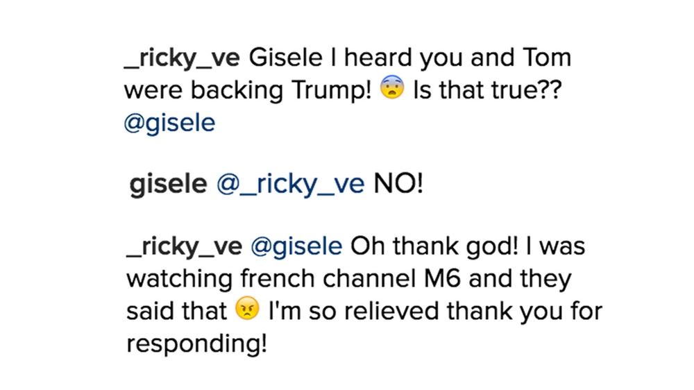  Ούτε εγώ ούτε ο σύζυγός μου στηρίζουμε Τραμπ