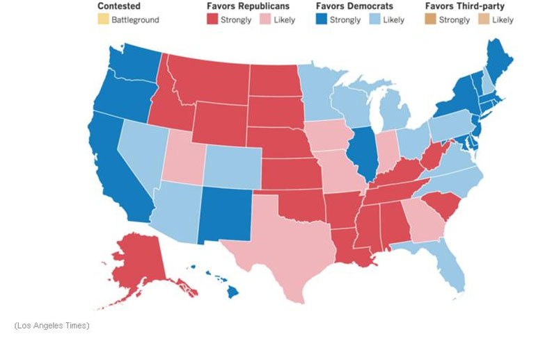 Οι εκτιμήσεις των αποτελεσμάτων των LA Times