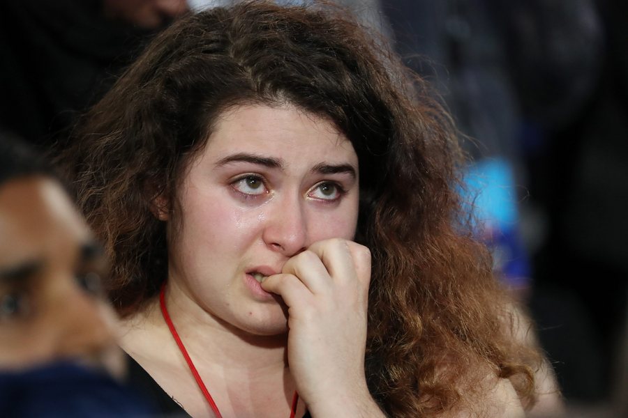 Δάκρυα και απόγνωση για τους υποστηρικτές της Χίλαρι Κλίντον