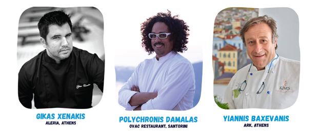 Γκίκας Ξενάκης, Πολυχρόνης Δαμαλάς, Γιάννης Μπαξεβάνης Γκίκας Ξενάκης, Πολυχρόνης Δαμαλάς, Γιάννης Μπαξεβάνης