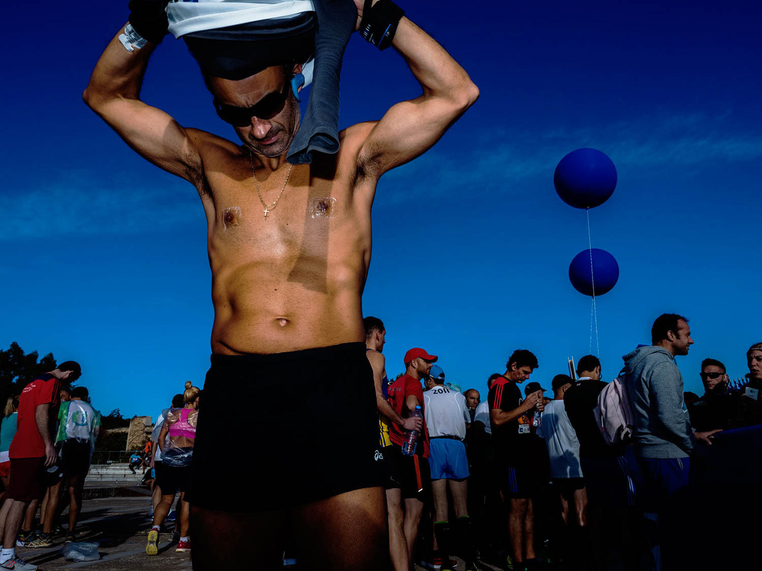 34oς Αυθεντικός Μαραθώνιος της Αθήνας, Τάσος Βρεττός, Έγχρωμες φωτογραφίες, Marathon Runners
