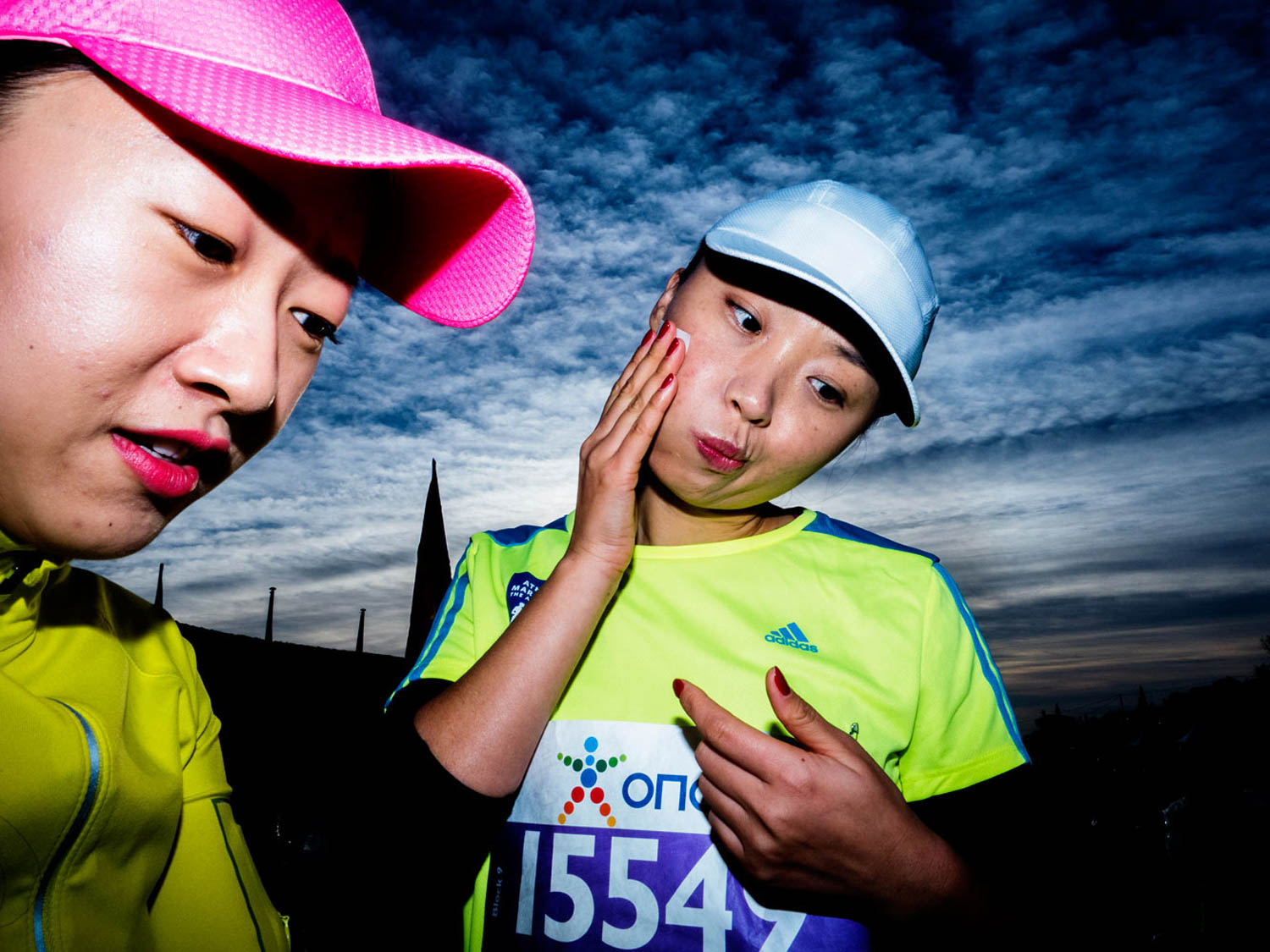 34oς Αυθεντικός Μαραθώνιος της Αθήνας, Τάσος Βρεττός, Έγχρωμες φωτογραφίες, Marathon Runners