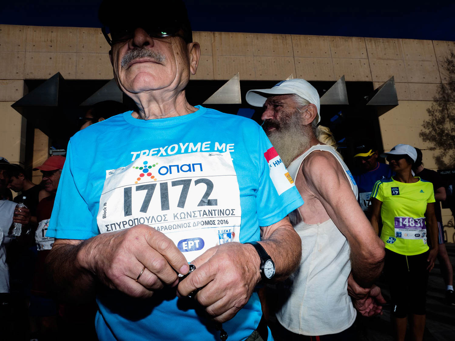 34oς Αυθεντικός Μαραθώνιος της Αθήνας, Τάσος Βρεττός, Έγχρωμες φωτογραφίες, Marathon Runners