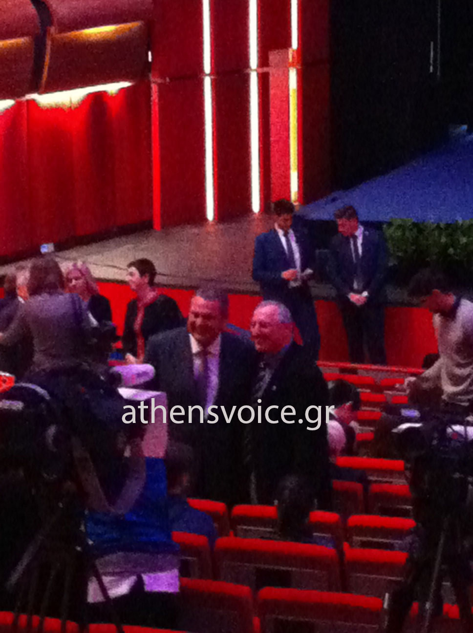 Ο Πάνος Καμμένος στο Ίδρυμα Σταύρος Νιάρχος