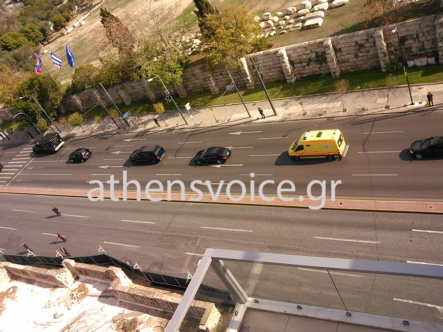 Αυτοκινητοπομπή Ομπάμα - Στον δρόμο προς την Ακρόπολη