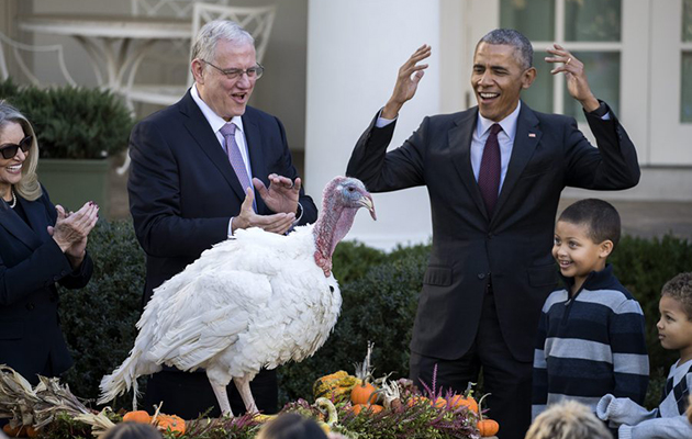 Ομπάμα, Ημέρα των Ευχαριστιών