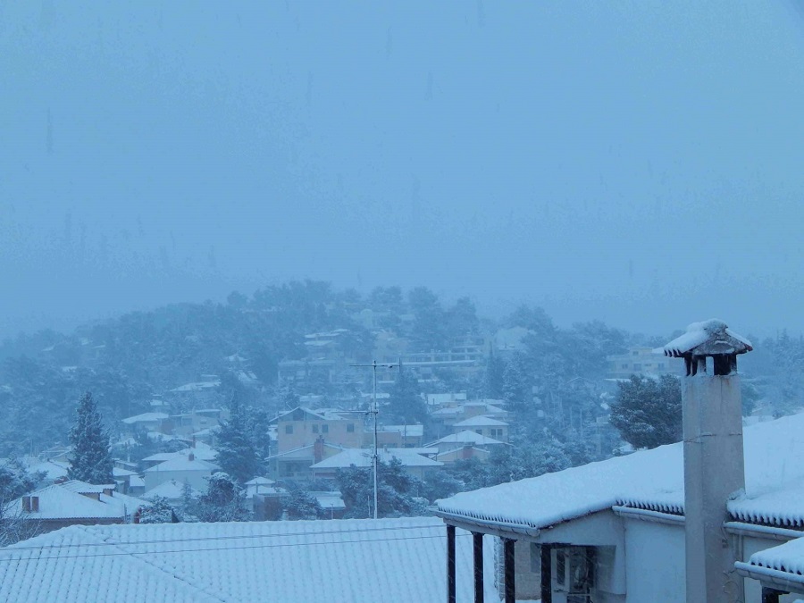 Χιόνια στο Πανόραμα