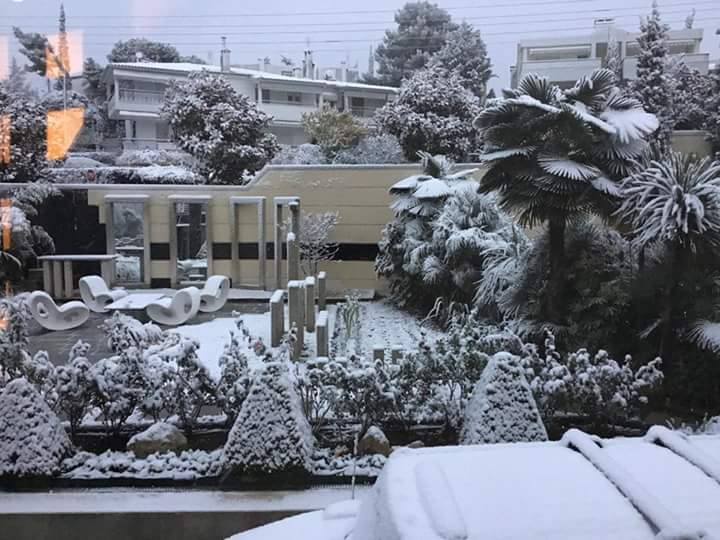 Χιόνια στο Πανόραμα