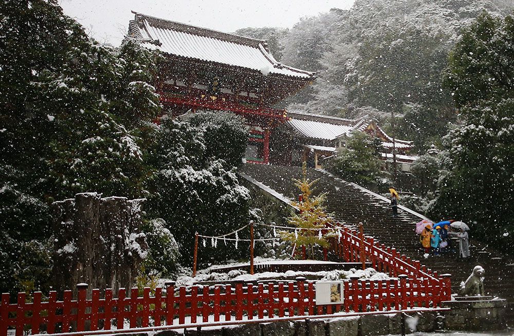 Φωτογραφίες του Shizuo Kambayashi, από το πρώτο χιόνι εδώ και 54 χρόνια