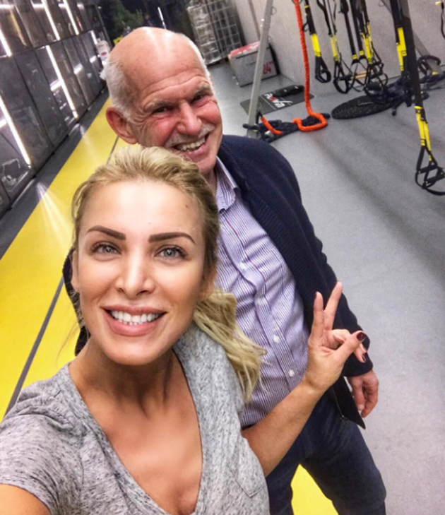 Η Κατερίνα Καινούργιου μαζί στο γυμναστήριο με την «κορμάρα» Γιώργο Παπανδρέου 