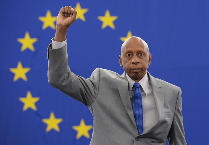 Ο Γκιγιέρμο Φαρίνιας στο  Ευρωπαϊκό Κοινοβούλιο  σε  εκδήλωση προς τιμήν του (3.7.2013)