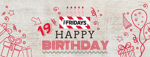 Τα TGI Fridays έχουν γενέθλια και το γιορτάζουν