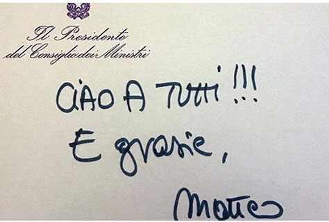 Ο Ματέο Ρέντσι υπέβαλε επίσημα την παραίτηση του Ο Ματέο Ρέντσι υπέβαλε επίσημα την παραίτηση του