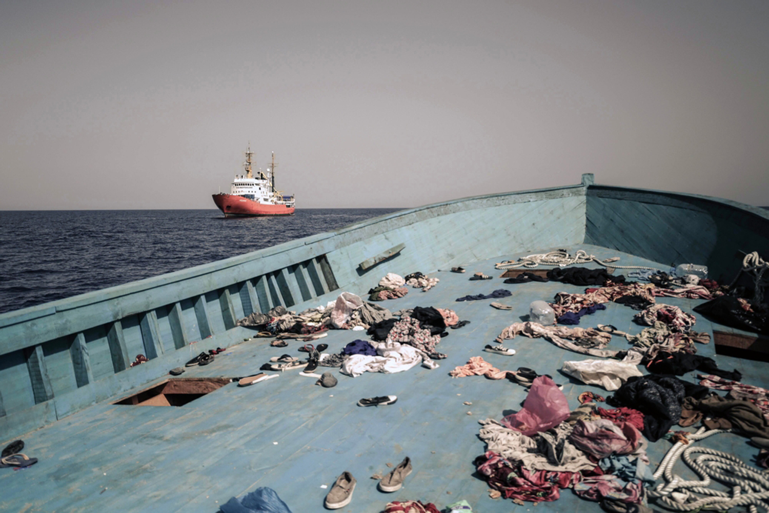 Η αναχαίτιση των βαρκών που φεύγουν από τη Λιβύη δεν αποτελεί λύση. © Johannes Moths