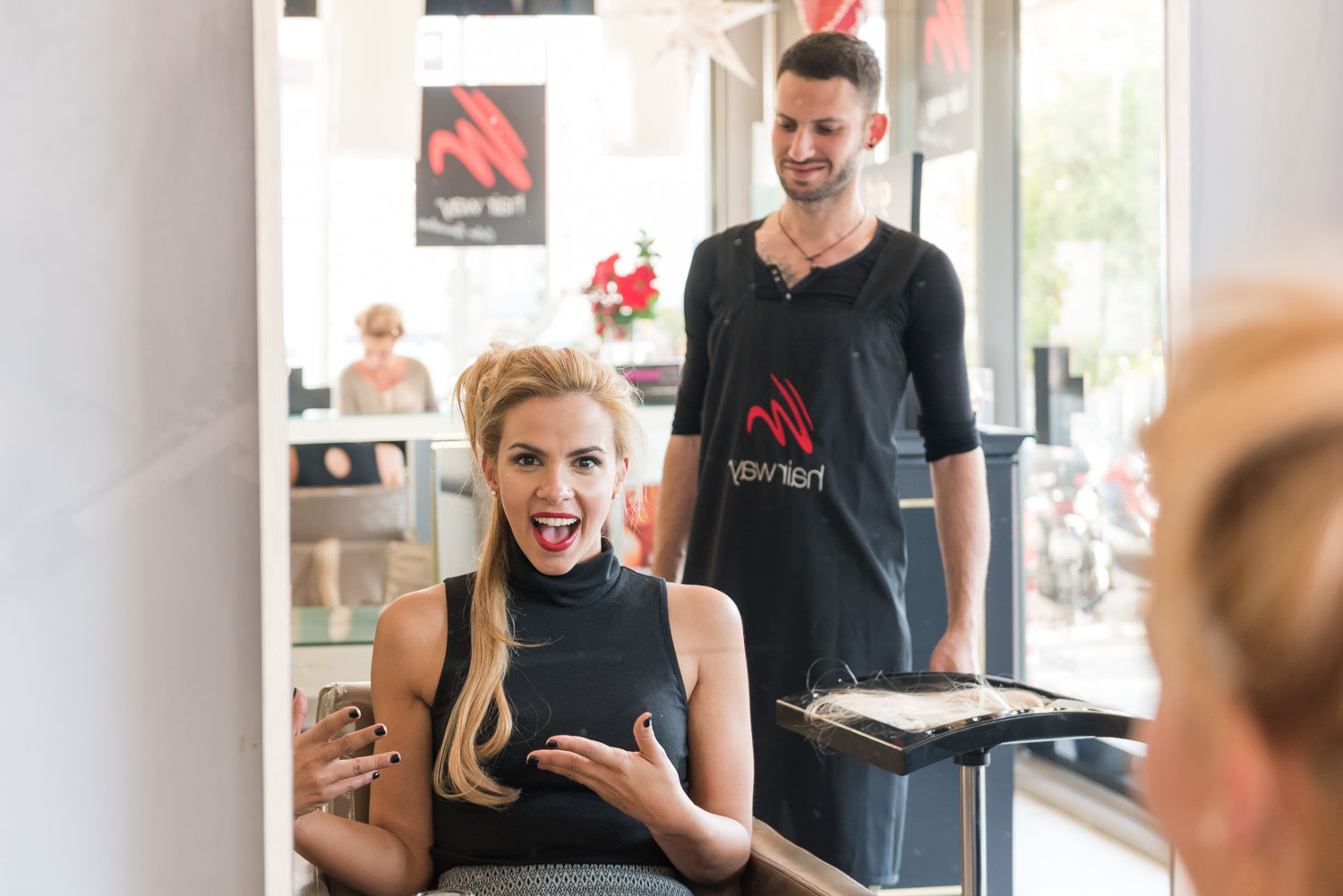 Η πρώτη τούφα μπήκε! Ανυπομονώ...