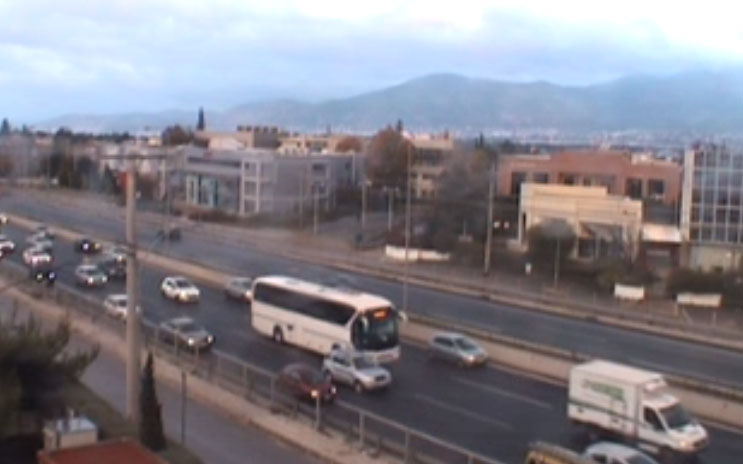 Καραμπόλα 5 οχημάτων στην Αθηνών - Λαμίας
