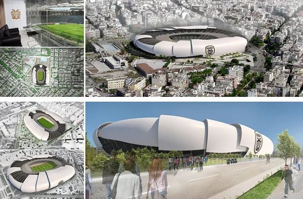 Εντυπωσιάζουν τα σχέδια από το νέο γήπεδο του ΠΑΟΚ