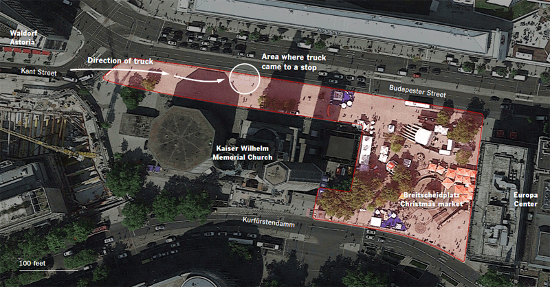 12 νεκροί και 50 τραυματίες στο Βερολίνο από το φορτηγό που έπεσε στην αγορά