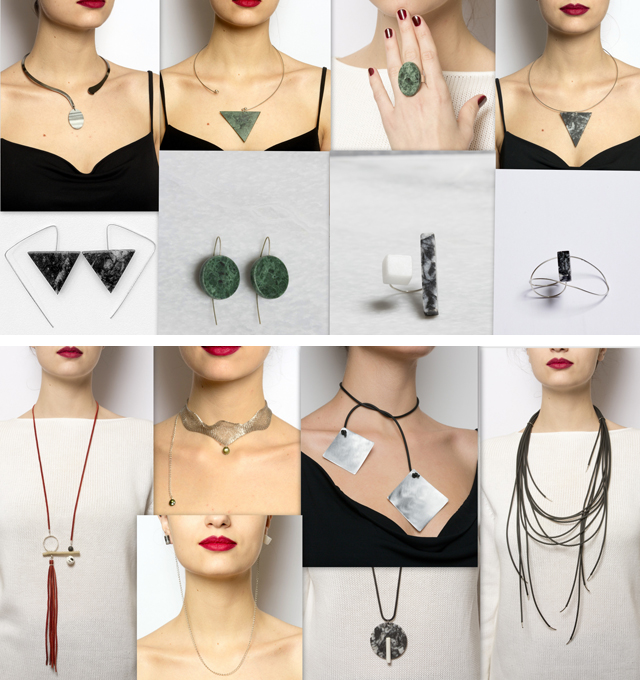 Δείτε την νέα σειρά κοσμημάτων Denou από μάρμαρο, καουτσούκ και θαλασσόξυλα