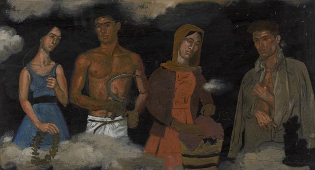 Γιάννης Τσαρούχης, Εικονογράφηση μιας αυτοβιογραφίας, Δεύτερο Μέρος (1940-1989), Μουσείο Μπενάκη