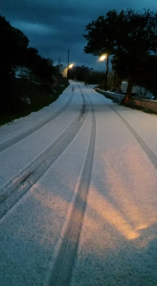 Χιόνια στο Γαλησσά – Cyclades24.gr Χιόνια στο Γαλησσά – Cyclades24.gr