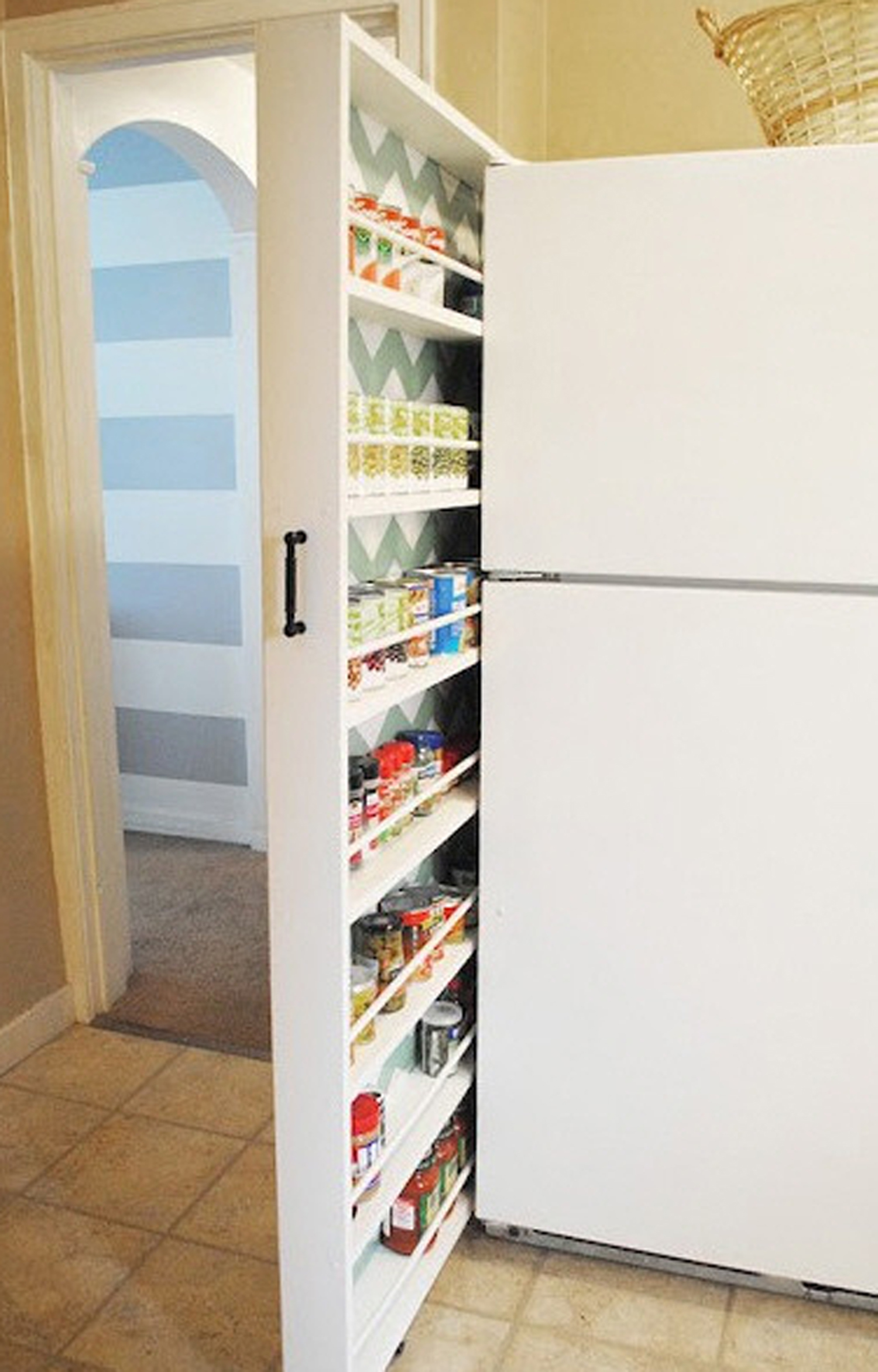 Αν δεν έχεις αρκετό χώρο στα ντουλάπια της κουζίνας, αυτή είναι μια ιδανική λύση
